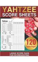 Yahtzee Score Sheets