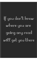 If you don't know where you are going any road will get you there