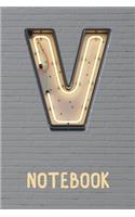 V Initial Letter Notebooks