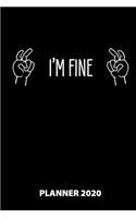 I'm Fine Planner 2020