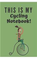 This is my cycling notebook!