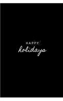 Happy Holidays NoteBook