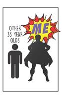 Funny Birthday Superheroe Male Notebook