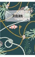 Jordan: Dotted Travel Diary Notebook or Journey Dotted Grid Journal - Holiday Trip Pocketbook for Men and Women with Dots