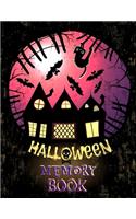 Halloween Memory Book: Fun Spooky Notebook To Keep Memories, Ideas Gathered in One Place, Blank Pages for Photos or Drawings and Lined Decorated Pages for Writing