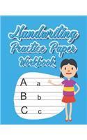 Handwriting Practice Paper Workbook