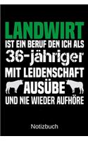 Landwirt ist ein Beruf den ich als 36-jähriger mit Leidenschaft ausübe und nie wieder aufhöre