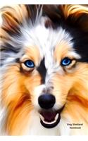 Dog Shetland Notebook: A5 Lined Notepad - Journal for Women, Men, Teens and Kids. A Beautiful Gift Idea for Animal Lover