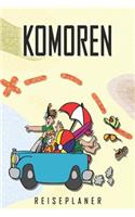 Komoren Reiseplaner: Reise- und Urlaubstagebuch für Komoren. Ein Logbuch mit wichtigen vorgefertigten Seiten und vielen freien Seiten für deine Reiseerinnerungen. Eignet