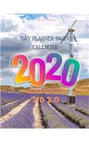 Day Planner Daily Calendar 2020 With Dot Paper Grid