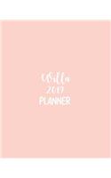 Willa 2019 Planner