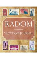 Radom Vacation Journal