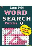 Large Print Word Search Puzzles