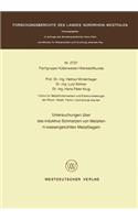 Untersuchungen über das induktive Schmelzen von Metallen in wassergekühlten Metalltiegeln: (2737 Forschungsberichte des Landes Nordrhein-Westfalen)