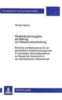 Redistributionslogistik als Beitrag zur Ressourcenschonung