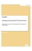 Schulsponsoring durch IT-Unternehmen