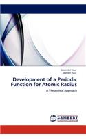 Development of a Periodic Function for Atomic Radius
