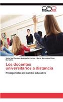 docentes universitarios a distancia