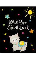 Black Paper Sketch Book