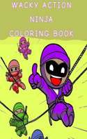 Wacky Action Ninja Coloring Book