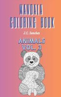 Mandala Coloring Book: Animals vol. 3