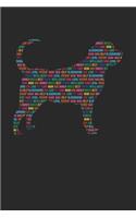 Bloodhound Notebook 'Word Cloud' - Gift for Bloodhound Lovers - Bloodhound Journal: Medium College-Ruled Journey Diary, 110 page, Lined, 6x9 (15.2 x 22.9 cm)