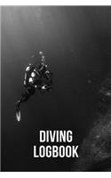 Diving Logbook: 6"x9" (a5) / open water diving, free diving, scuba diving Log Book for 120 dives. Detailed fill options!