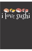 Sushi Food Seafood Foodlover Notebook / Journal