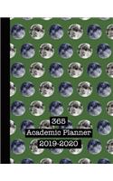 365 Academic Planner 2019-2020: Large Page Per Week View School or College Planner Diary for All Your Organisational Needs - Green Background with Moon Print