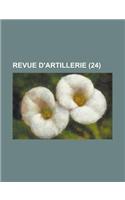Revue D'Artillerie (24): (English)