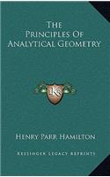 The Principles of Analytical Geometry