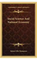 Social Science and National Economy