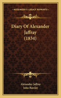 Diary Of Alexander Jaffray (1834)