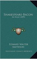 Shakespeare-Bacon