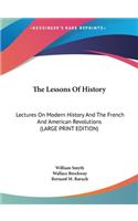 The Lessons Of History