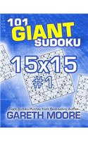 101 Giant Sudoku 15x15 #1: (English)