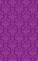 Purple Damask Journal: 160 Page Lined Journal/Notebook