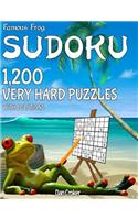 Famous Frog Sudoku 1,200 Very Hard Puzzles With Solutions