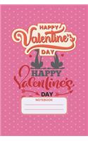Happy Valentine's Day I love you: Writing Journal Lined, Diary, Notebook for Men & Women.