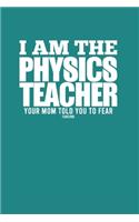 Funny School Physics Teacher Notebook: Graph Paper Journal 6x9 - 120 Pages