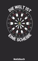 Die Welt ist eine Scheibe Notizbuch