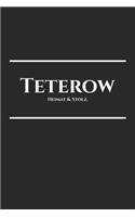 Teterow: Notizen für deine Stadt - Dein Planer - Notizblock A5 120 Seiten - Weiße Seiten mit Rahmen