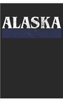 Notebook: Alaska Gift Dot Grid 6x9 120 Pages