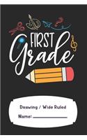 Firs Grade Composition Notebook