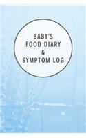Baby's Food Diary and Symptom Log