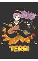 Terri: Terri Halloween Beautiful Mermaid Witch, Create An Emotional Moment For Terri?, Show Terri You Care With This Personal Custom Gift With Terri's Very