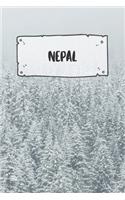 Nepal: Ruled Travel Diary Notebook or Journey Journal - Lined Trip Pocketbook for Men and Women with Lines