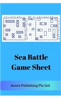 Sea Battle Game Sheet