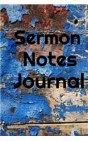 Sermon Notes Journal: Bible Study Notebook, Your Notes, Prayer Requests & Church Events - Daily Journal, Workbook, Diary, Notepad