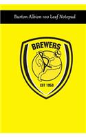 Burton Albion 100 Leaf Notepad